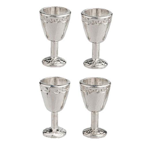 Silver Goblets Set, 4 pc.